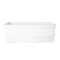 Brighton Acrylic Double Ended Freestanding Tub - No Faucet Drillings -VINTAGE TUB Store rmd50 w wh