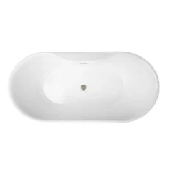 Una Acrylic Double Ended Freestanding Tub Package 18 Una Acrylic Double Ended Freestanding Tub Package -VINTAGE TUB Store rmd55p bn top
