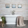 Royal Matte White Acrylic Double Ended Freestanding Tub -VINTAGE TUB Store rmd62 f1 2