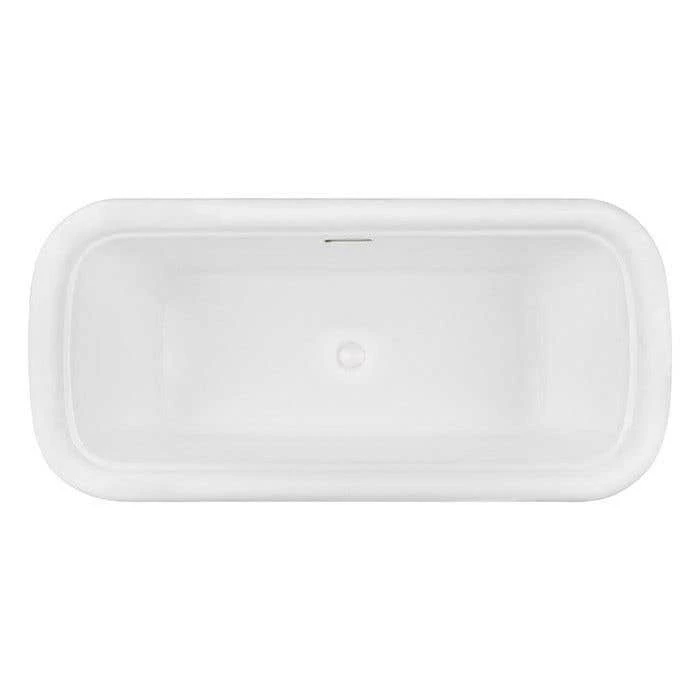 Sundance 67 Inch Matte White Acrylic Double Ended Freestanding Tub 4 Sundance 67 Inch Matte White Acrylic Double Ended Freestanding Tub - Image 2