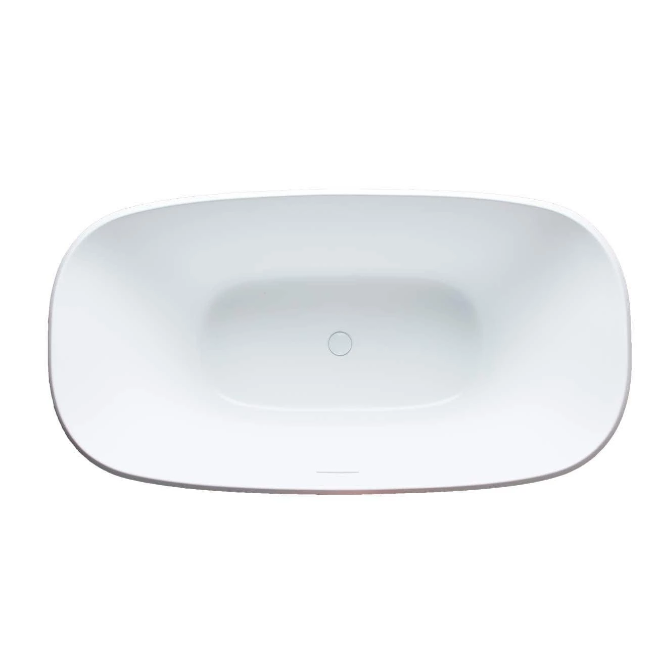 Augustus Matte White Acrylic Double Ended Freestanding Tub 5 Augustus Matte White Acrylic Double Ended Freestanding Tub - Image 3
