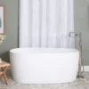 Torrance Matte White Contemporary Freestanding Tub -VINTAGE TUB Store rmd8365 life