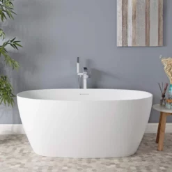 Henley Matte White Double Ended Freestanding Tub