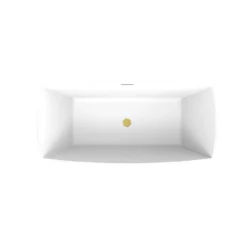 Brenna Matte White Double Ended Freestanding Tub 28 Brenna Matte White Double Ended Freestanding Tub -VINTAGE TUB Store rmd8378 59 pb top