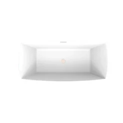 Brenna Matte White Double Ended Freestanding Tub 30 Brenna Matte White Double Ended Freestanding Tub -VINTAGE TUB Store rmd8378 59 rg top