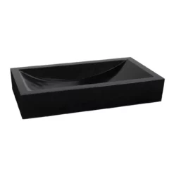 Deveraeux Granite Rectangular Vessel Sink -VINTAGE TUB Store rmfa 029 29 angle white