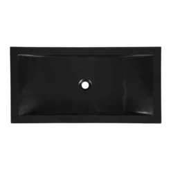 Deveraeux Granite Rectangular Vessel Sink -VINTAGE TUB Store rmfa 029 29 top white