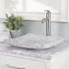 Chloe Cararra White Marble Vessel Bathroom Sink -VINTAGE TUB Store rmfa 033 life 1
