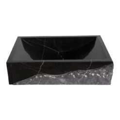 Iseo Marble Rectangular Vessel Sink -VINTAGE TUB Store rmfa 158 22 front white