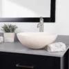 Brighton Beige Marble Vessel Bathroom Sink -VINTAGE TUB Store rmfa 267 life
