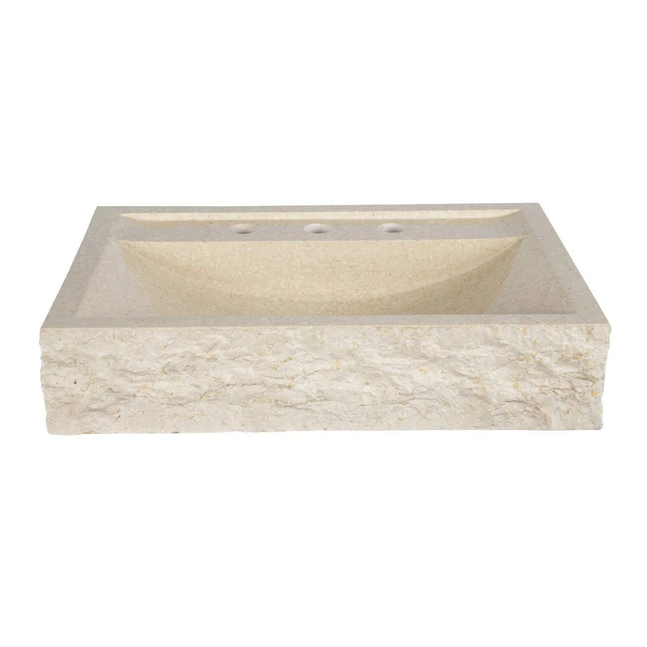 Camille Marble Rectangular Vessel Sink 6 Camille Marble Rectangular Vessel Sink - Image 4