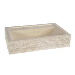 Camille Marble Rectangular Vessel Sink 9 Camille Marble Rectangular Vessel Sink -VINTAGE TUB Store rmfa 661 s