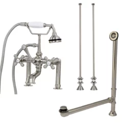 Clawfoot Tub Rim Mount Faucet Set 9 Clawfoot Tub Rim Mount Faucet Set -VINTAGE TUB Store rmfaucetset1bn