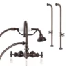 Mason Hill Collection Freestanding English Telephone Clawfoot Tub Faucet With Handshower 2 Mason Hill Collection Freestanding English Telephone Clawfoot Tub Faucet With Handshower -VINTAGE TUB Store rmh01491fs orb