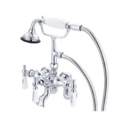 Mason Hill Collection Clawfoot Tub Wall Mount Traditional Faucet With Handshower -VINTAGE TUB Store rmh062 c