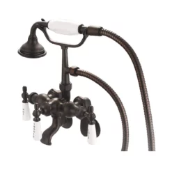 Mason Hill Collection Clawfoot Tub Wall Mount Traditional Faucet With Handshower -VINTAGE TUB Store rmh062 orb
