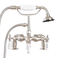 Mason Hill Collection Deck Mount Downspout Tub Faucet With Handshower -VINTAGE TUB Store rmh157 bn