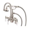 Mason Hill Collection Clawfoot Tub Wall Mount Gooseneck Faucet With Handshower -VINTAGE TUB Store rmh402 s