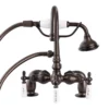 Mason Hill Collection Deck Mount High Spout Tub Faucet With Handshower -VINTAGE TUB Store rmh685 s