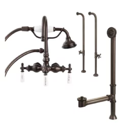 Mason Hill Collection Freestanding Clawfoot Tub Faucet With Handshower -VINTAGE TUB Store rmhgsefs orb