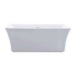 Karson 60 Inch Acrylic Double Ended Freestanding Tub