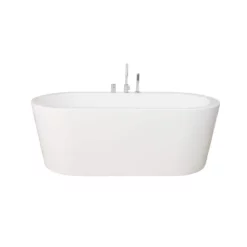 *Only One Available* Wyatt 67 Inch Acrylic Double Ended Freestanding Tub Package