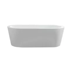 Wyatt Acrylic Double Ended Freestanding Tub Package -VINTAGE TUB Store rmj12 white
