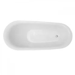 Jamison 71 Inch Acrylic Slipper Freestanding Tub - No Faucet Drillings -VINTAGE TUB Store rmj13 top