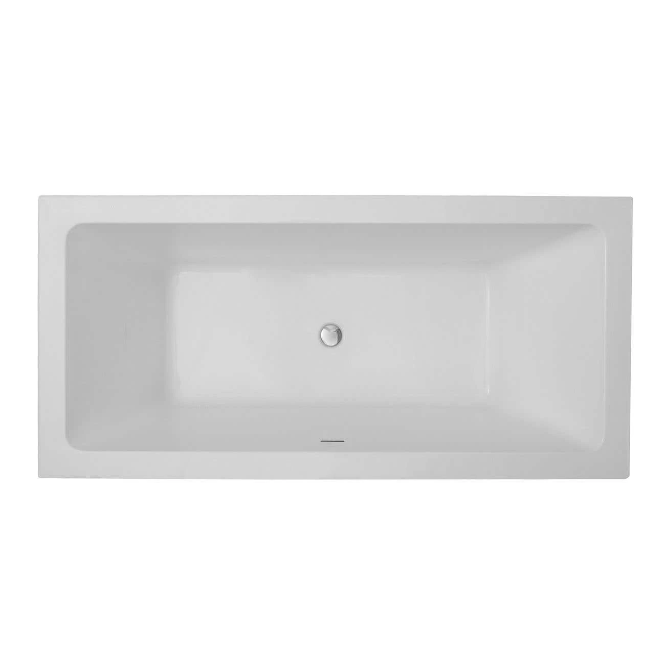 Asher 66 Inch Acrylic Double Ended Freestanding Tub Package 4 Asher 66 Inch Acrylic Double Ended Freestanding Tub Package - Image 2