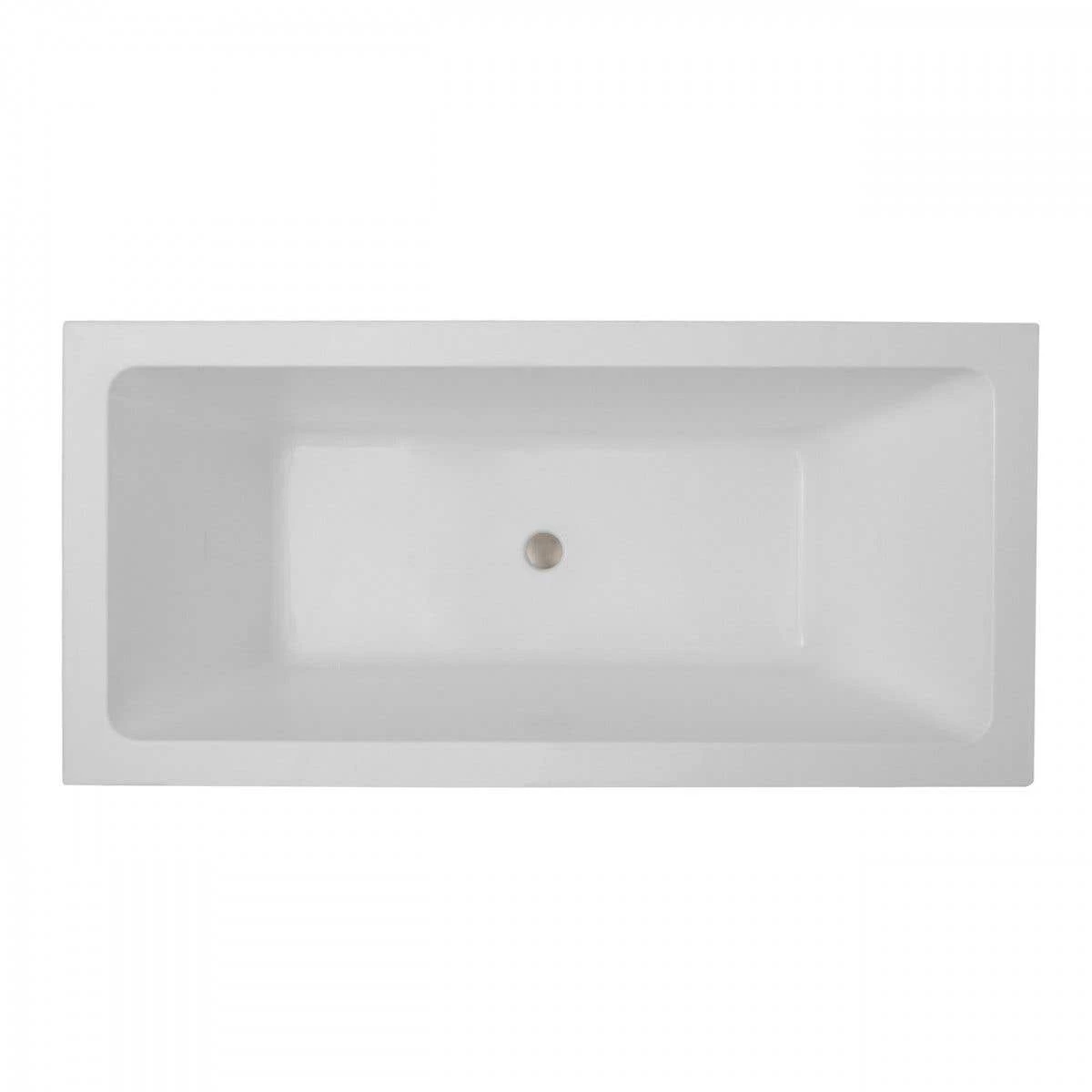 Asher Acrylic Double Ended Freestanding Tub - No Faucet Drillings 5 Asher Acrylic Double Ended Freestanding Tub - No Faucet Drillings - Image 3