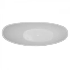 Crescent Acrylic Double Slipper Freestanding Tub - No Faucet Drillings -VINTAGE TUB Store rmj43 w top 1 1