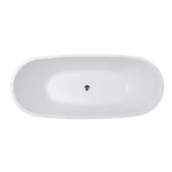 Viola 69 Inch Acrylic Double Slipper Freestanding Tub -VINTAGE TUB Store rmj6 pn top