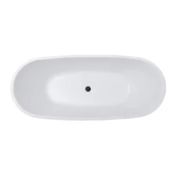 Viola 69 Inch Acrylic Double Slipper Freestanding Tub -VINTAGE TUB Store rmj6 t top
