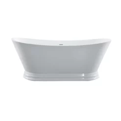 Viola 69 Inch Acrylic Double Slipper Freestanding Tub -VINTAGE TUB Store rmj6 front
