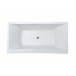 Karson 60 Inch Acrylic Double Ended Freestanding Tub -VINTAGE TUB Store rmj8 bn top