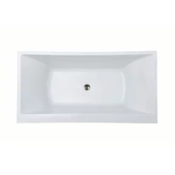 Karson 60 Inch Acrylic Double Ended Freestanding Tub -VINTAGE TUB Store rmj8 pn top