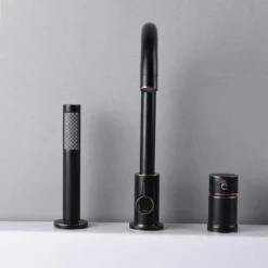 Wyatt Acrylic Double Ended Freestanding Tub - No Faucet Drillings -VINTAGE TUB Store rmjdf orb front 3