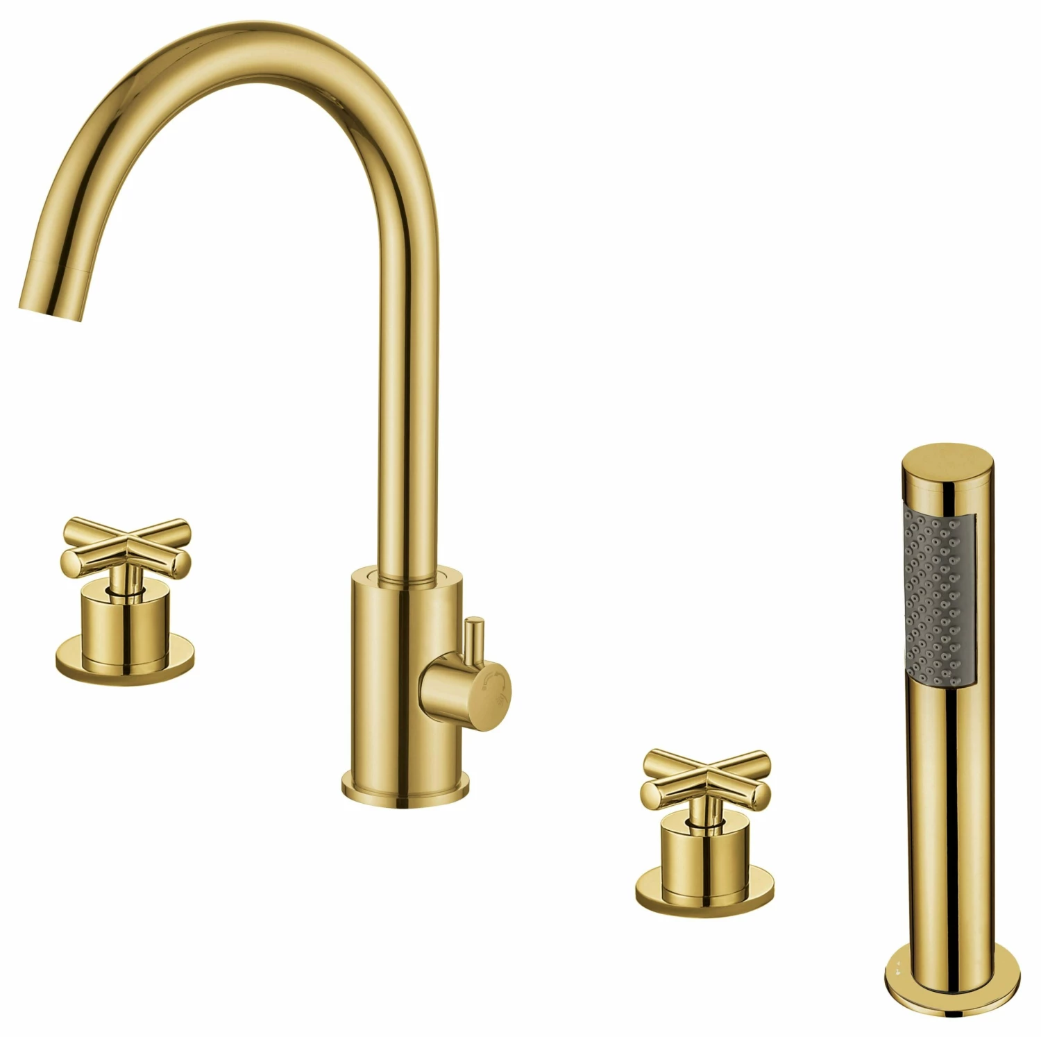Contemporary Roman Tub Faucet With Handshower 6 Contemporary Roman Tub Faucet With Handshower - Image 4