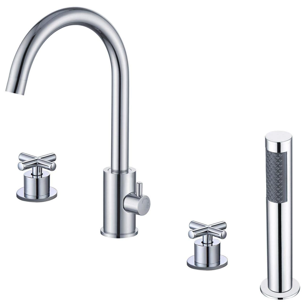 Contemporary Roman Tub Faucet With Handshower 5 Contemporary Roman Tub Faucet With Handshower - Image 3