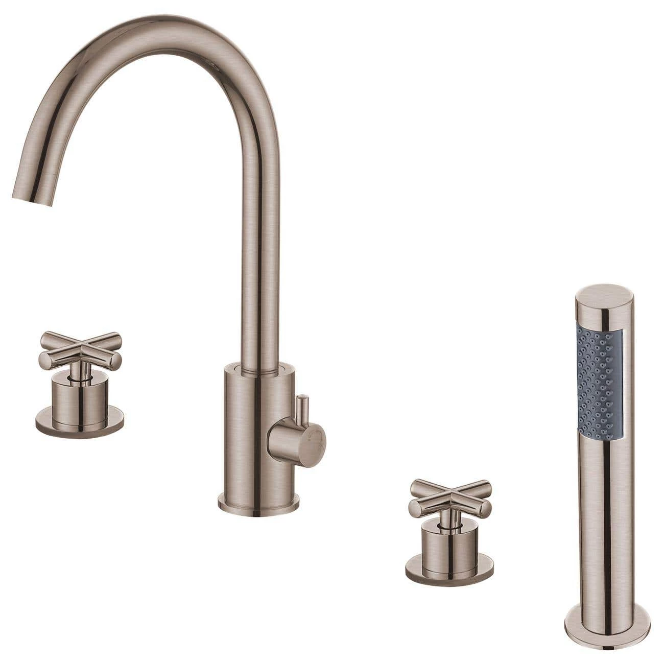 Contemporary Roman Tub Faucet With Handshower 3 Contemporary Roman Tub Faucet With Handshower