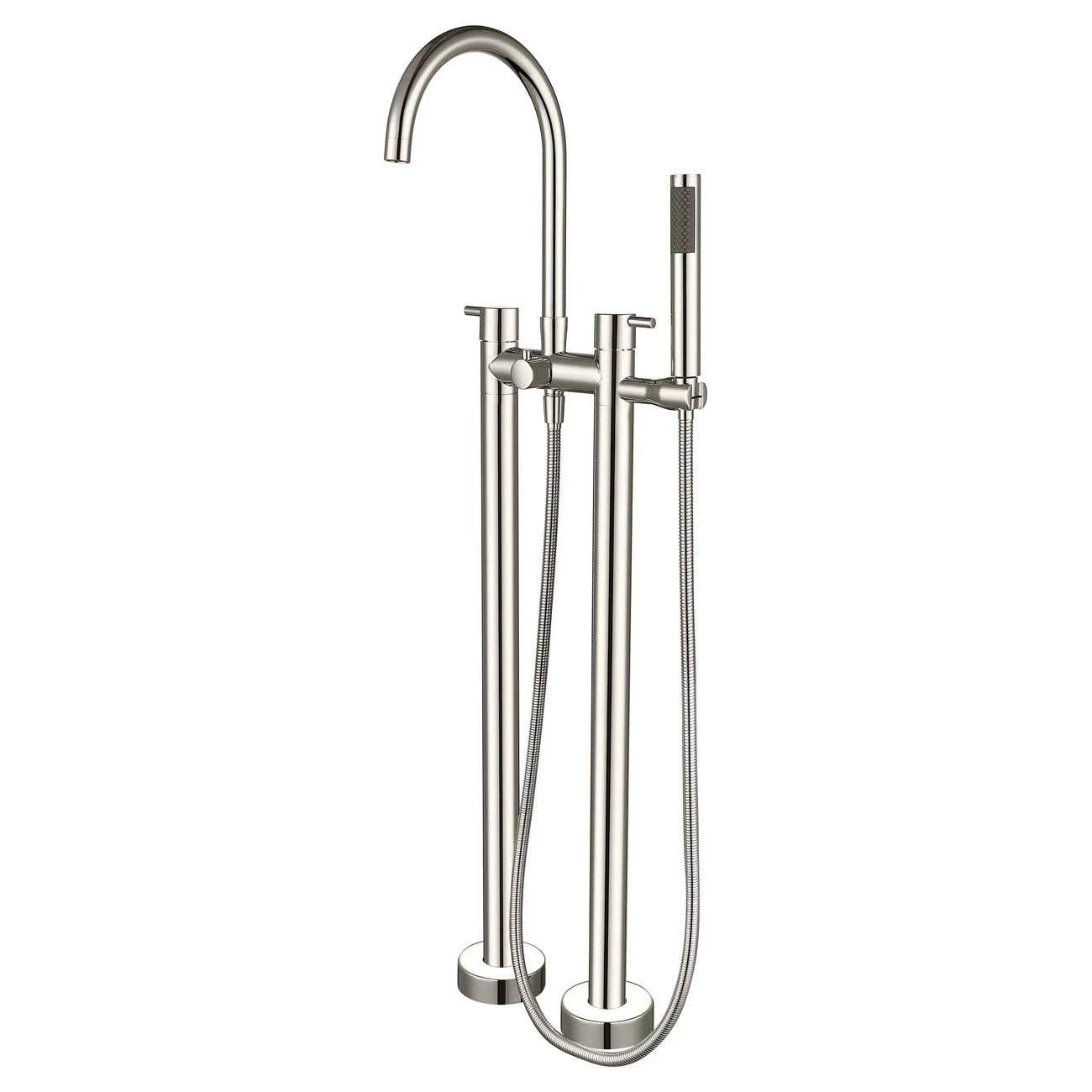 Contemporary Double Post Freestanding Tub Faucet 5 Contemporary Double Post Freestanding Tub Faucet - Image 3