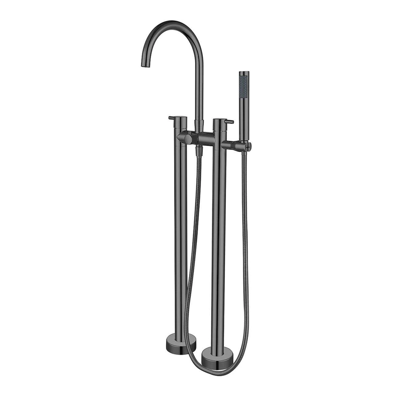 Contemporary Double Post Freestanding Tub Faucet 9 Contemporary Double Post Freestanding Tub Faucet - Image 7