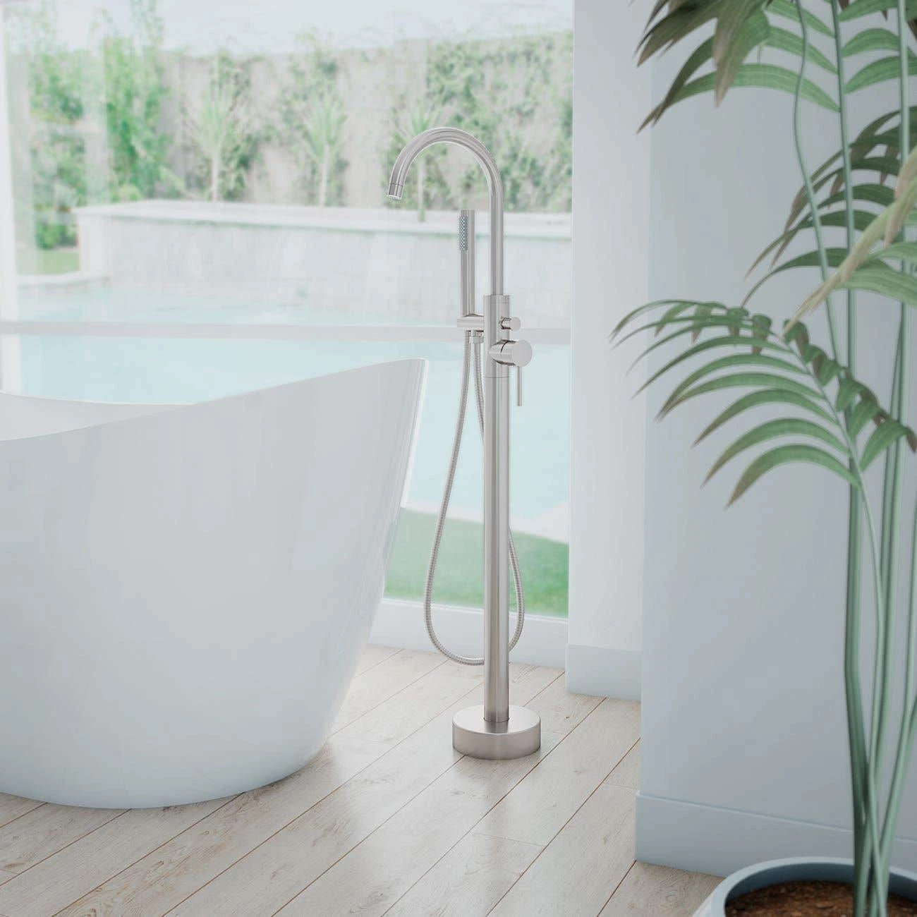 Contemporary Freestanding Tub Faucet 3 Contemporary Freestanding Tub Faucet