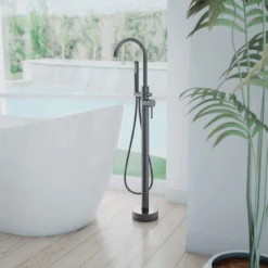 Contemporary Freestanding Tub Faucet 12 Contemporary Freestanding Tub Faucet -VINTAGE TUB Store rmjsspf faucet rs412 gunmetal r0gomzkluqyoc4pa