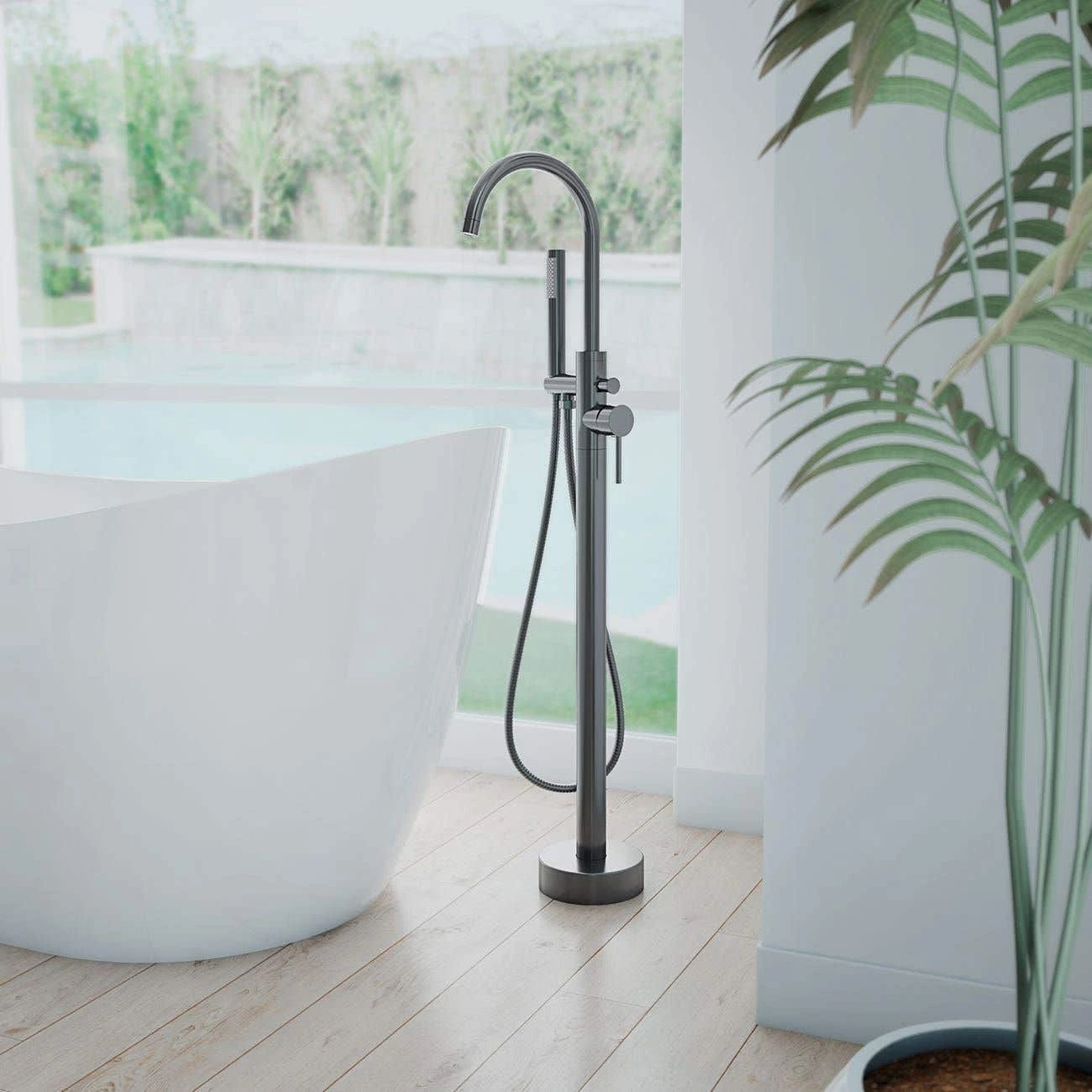 Contemporary Freestanding Tub Faucet 6 Contemporary Freestanding Tub Faucet - Image 4