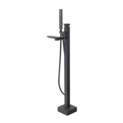 Contemporary Freestanding Tub Faucet With Handshower