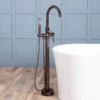 Contemporary High Flow Freestanding Gooseneck Tub Faucet -VINTAGE TUB Store rmlf243 orb full1