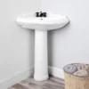 Alzata 26 Inch Corner Pedestal Sink -VINTAGE TUB Store rmm060 life2