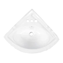 Alzata 26 Inch Corner Pedestal Sink -VINTAGE TUB Store rmm060 top