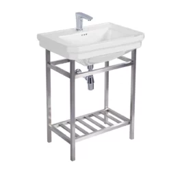 Console Lavatory Sink With Square Sink